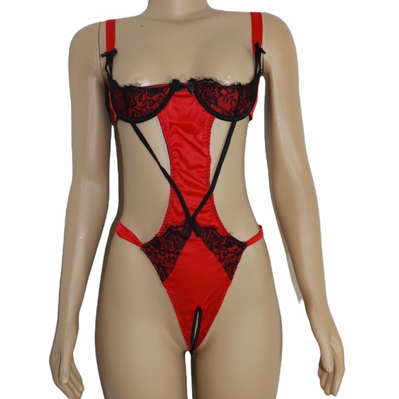 Lace Lingerie One-Piece - Picture 2 of 2